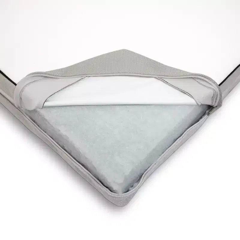 Materasso per culla e lettino 5" Basics: Solido, Copertura impermeabile, Materasso in fibra di dimensioni standard
