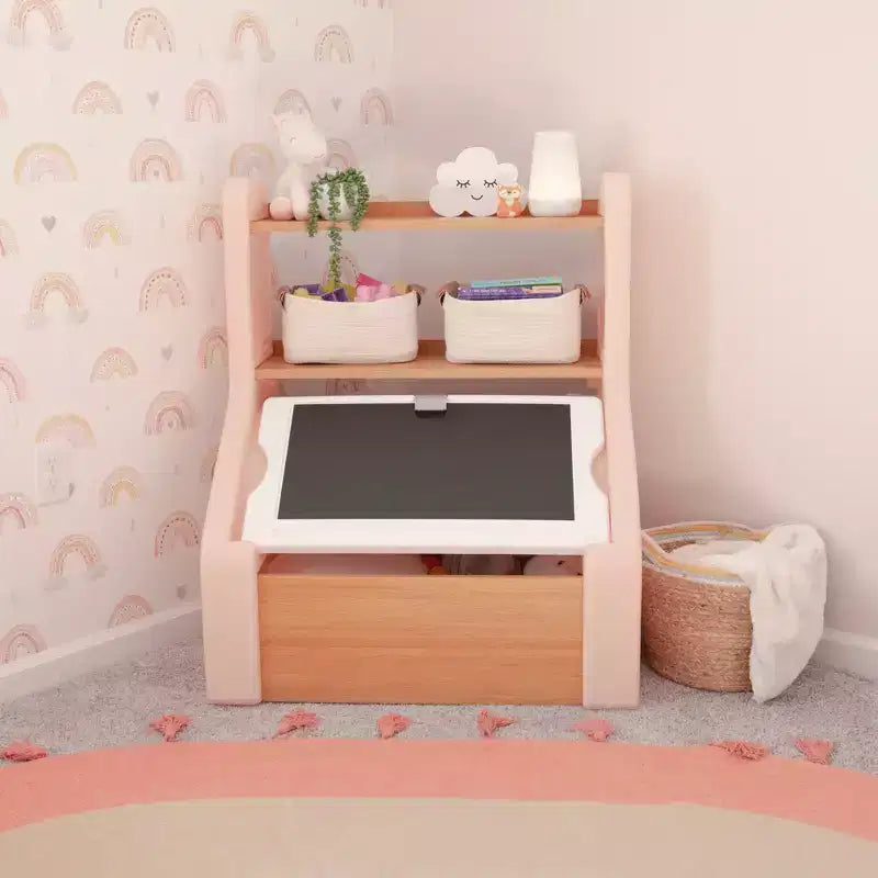 Cassapanca Tavolo per Bambini Harmony - Rosa