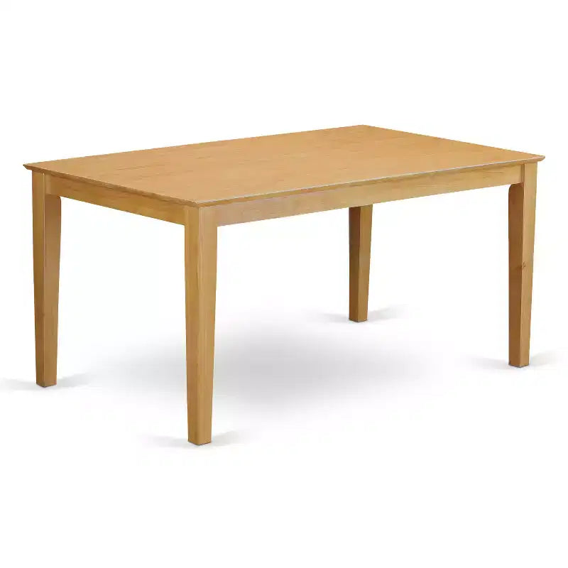 CAVA6 Oak Rectangle Dining Room Furniture Set