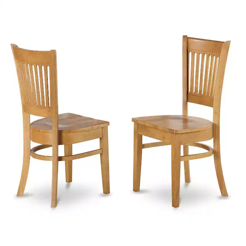 CAVA6 Oak Rectangle Dining Room Furniture Set