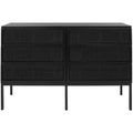 Zadie 6 Drawer Rattan Dresser - DRS5003 - Safavieh