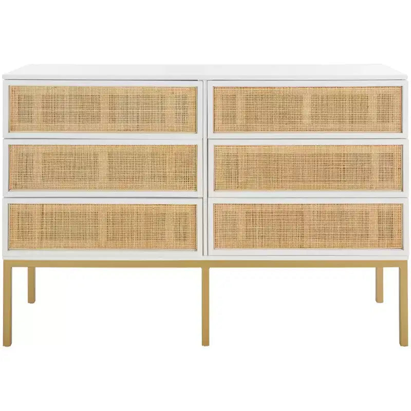 Cassettiera in Rattan a 6 Cassetti Zadie - DRS5003
