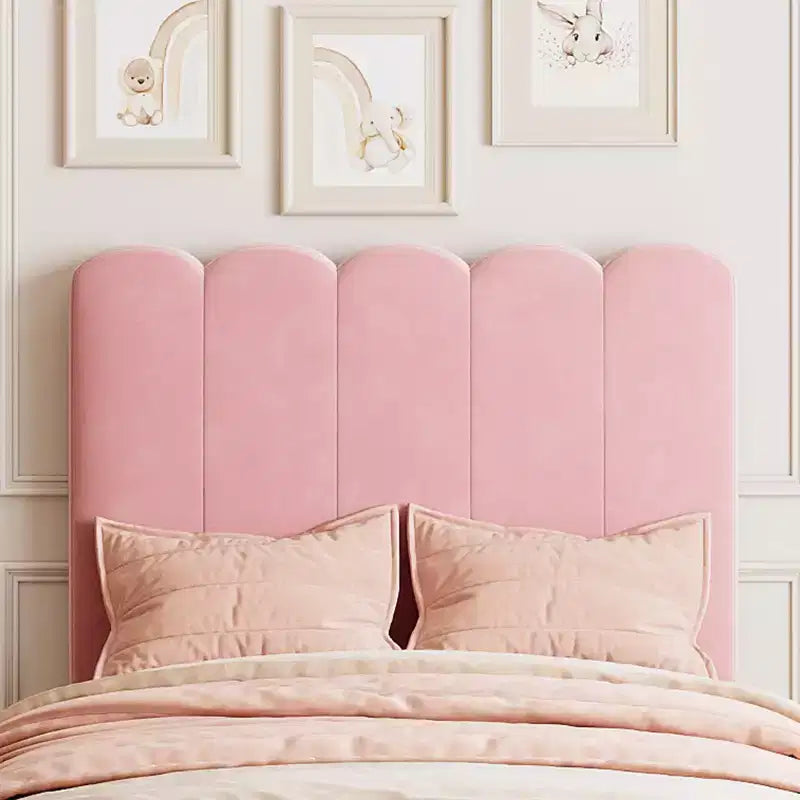 Struttura letto singolo con cassetto contenitore e testiera, struttura letto singolo in velluto imbottito per ragazze, robusto supporto a doghe in legno