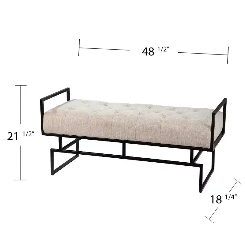 Panca imbottita Coniston - Beige