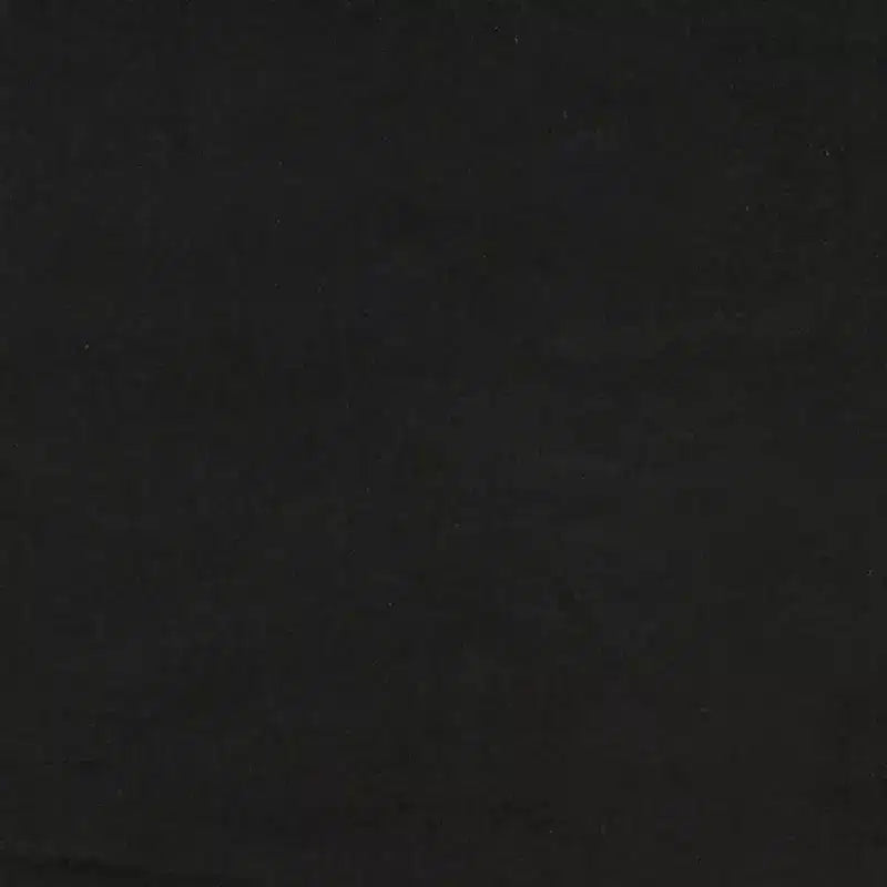 Set di 4 sedie da pranzo in velluto nero (100% poliestere), compensato, metallo
