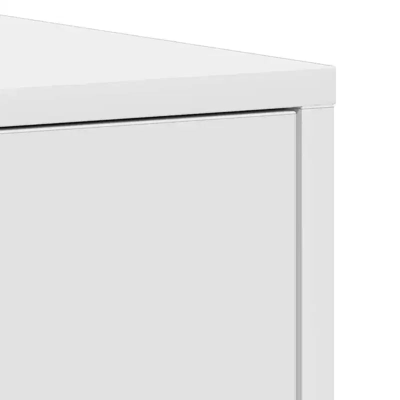Mobile bagno in legno multistrato bianco, colonna alta