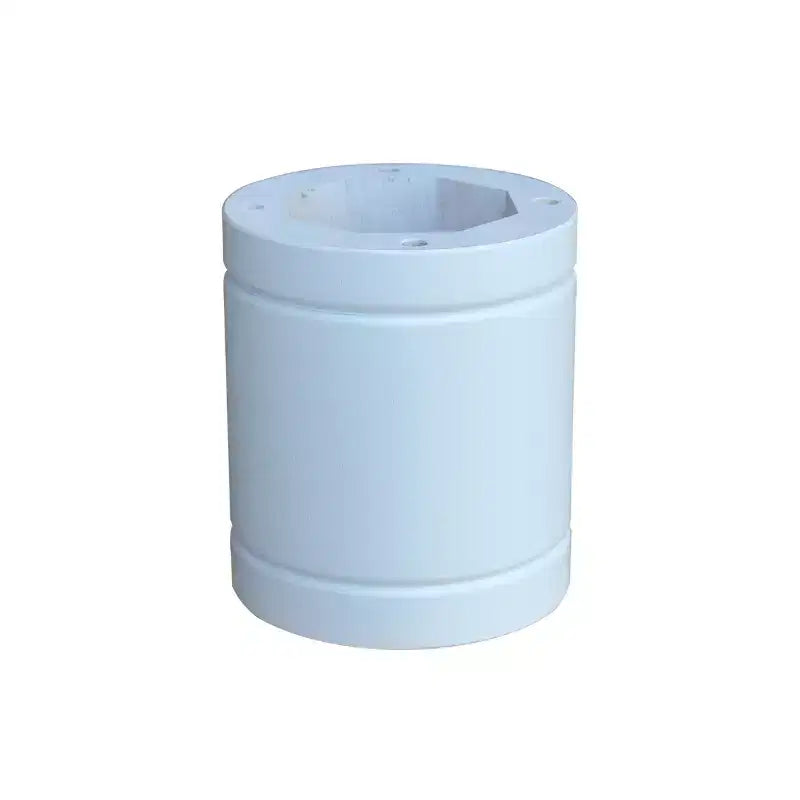 Tavolo alto con base centrale rotondo 30" bianco –