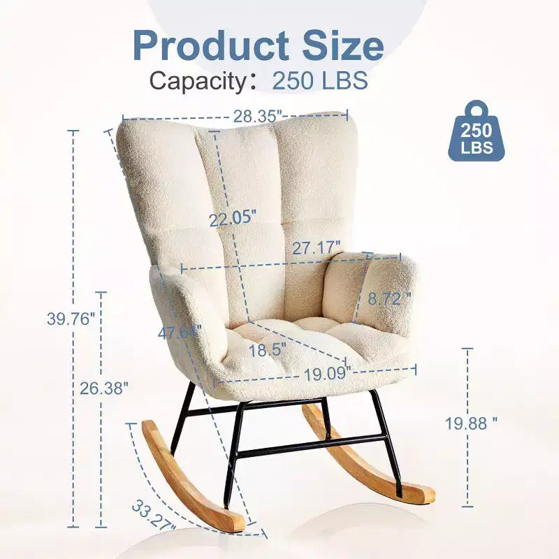 Upholstered Rocking Chair