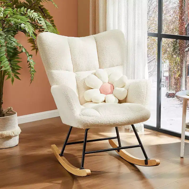 JIONJOY Upholstered Rocking Chair