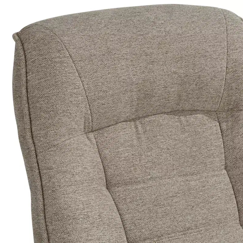 Annika Chestnut Fabric Adjustable Swivel Recliner