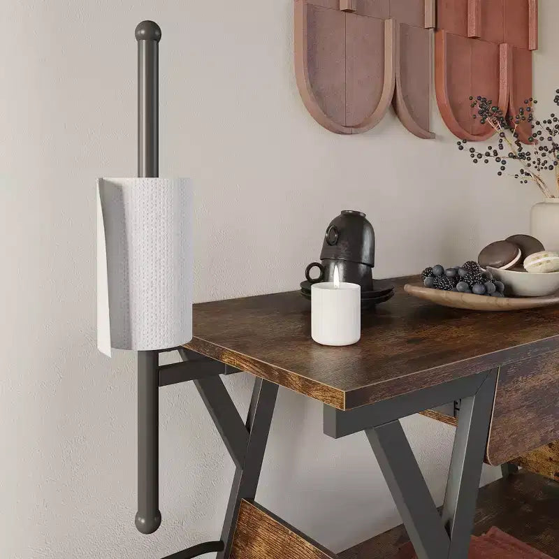 Carrello da cucina piccolo con ruote, carrello bar con ripiano a 3 livelli, isola cucina mobile, carrello da servizio bar per casa, stand per caffetteria