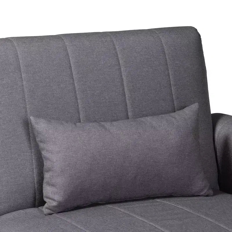 Divano letto convertibile rivestito in tessuto Lanoma
